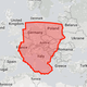 Sudan’s size in relation to western Europe.